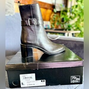 Saks Fifth Avenue Black Heeled Boots